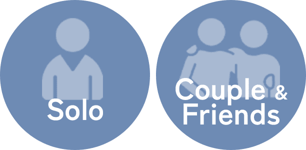 Solo,Couple & Friends
