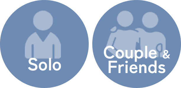 Solo,Couple & Friends